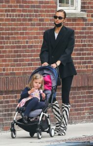 Irina Shayk in a Black Blazer