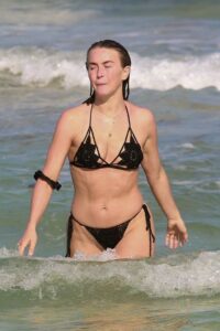 Julianne Hough in a Black Bikini