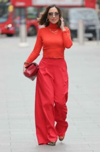 Myleene Klass in a Red Pants