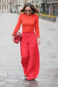 Myleene Klass in a Red Pants