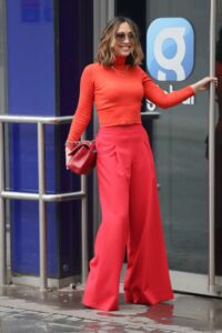 Myleene Klass in a Red Pants