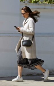 Pippa Middleton in a White Sneakers