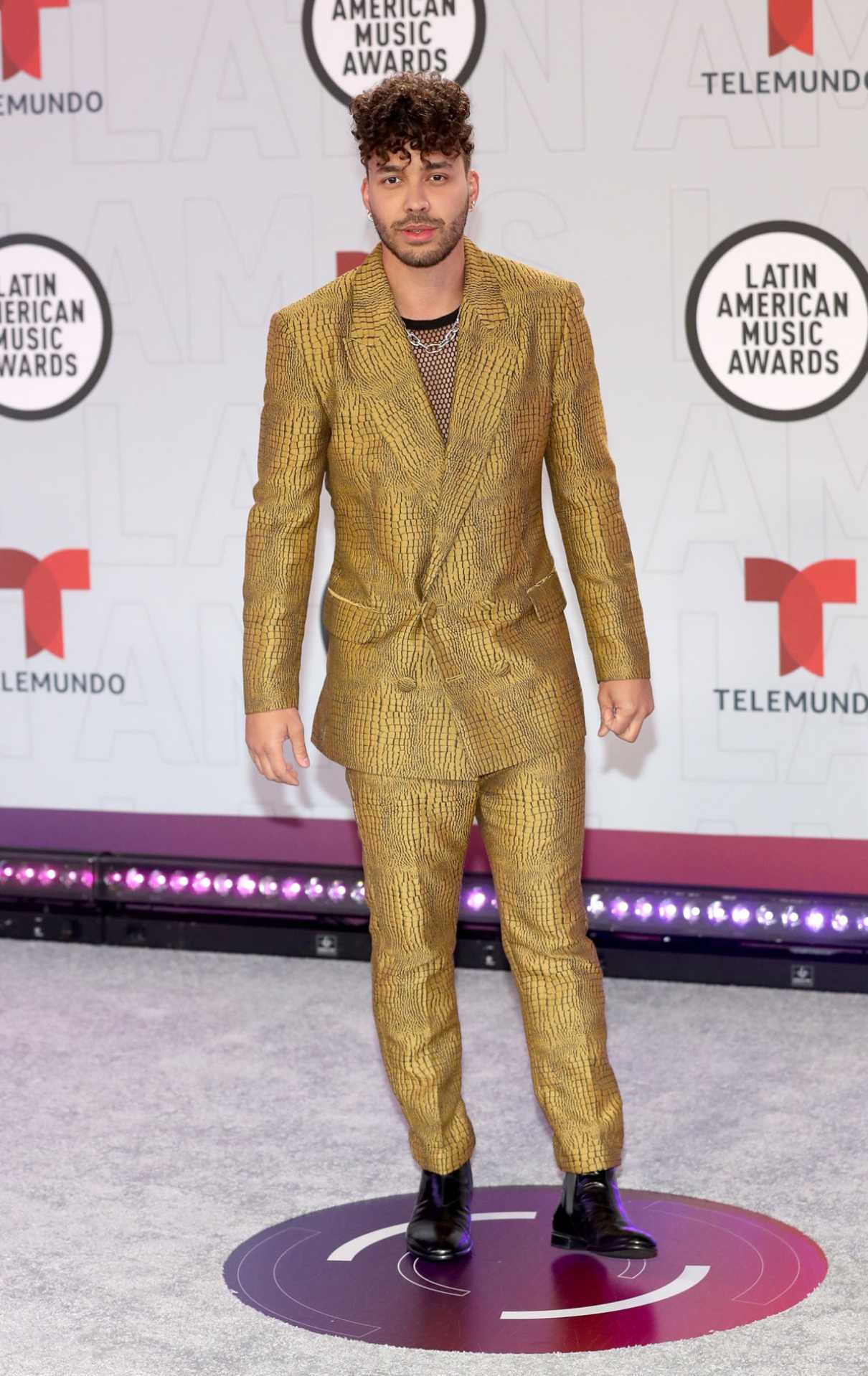 Prince Royce Attends 2021 Latin American Music Awards in Sunrise 04/15 ...