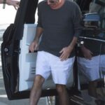 Simon Cowell in a White Shorts Arrives at a Taping of America’s Got Talent in Los Angeles 03/31/2021