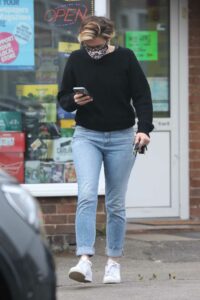 Vicky McClure in White Adidas Sneakers