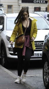 Catherine Tyldesley in a Yellow Jacket