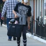 Chloe Sevigny in a Black Tee Was Seen Out in New York 05/25/2021
