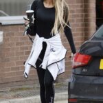 Chloe Sims in a Black Sneakers Leaves Her Workout in Essex 05/25/2021