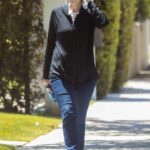 Jane Lynch in a Black Track Jacket Was Seen Out in West Hollywood 05/27/2021