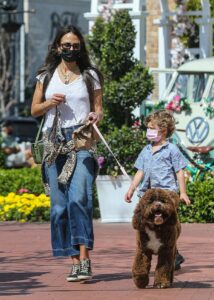 Jordana Brewster in a White Tee