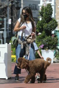 Jordana Brewster in a White Tee