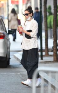 Katie Holmes in a White Sneakers