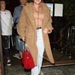 Kimberly Hart-Simpson in a Tan Coat Was Seen Out in Manchester 05/08/2021