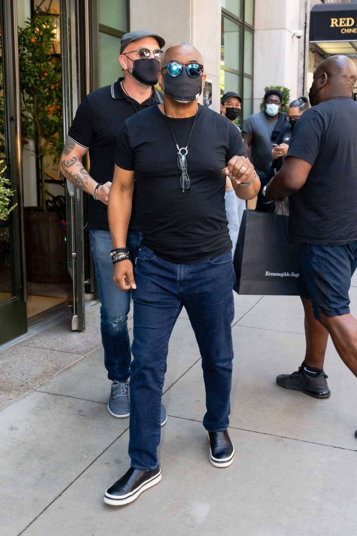 LeVar Burton in a Black Tee