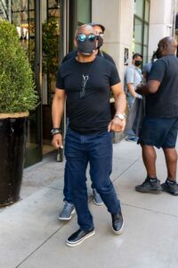 LeVar Burton in a Black Tee
