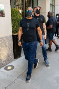 LeVar Burton in a Black Tee