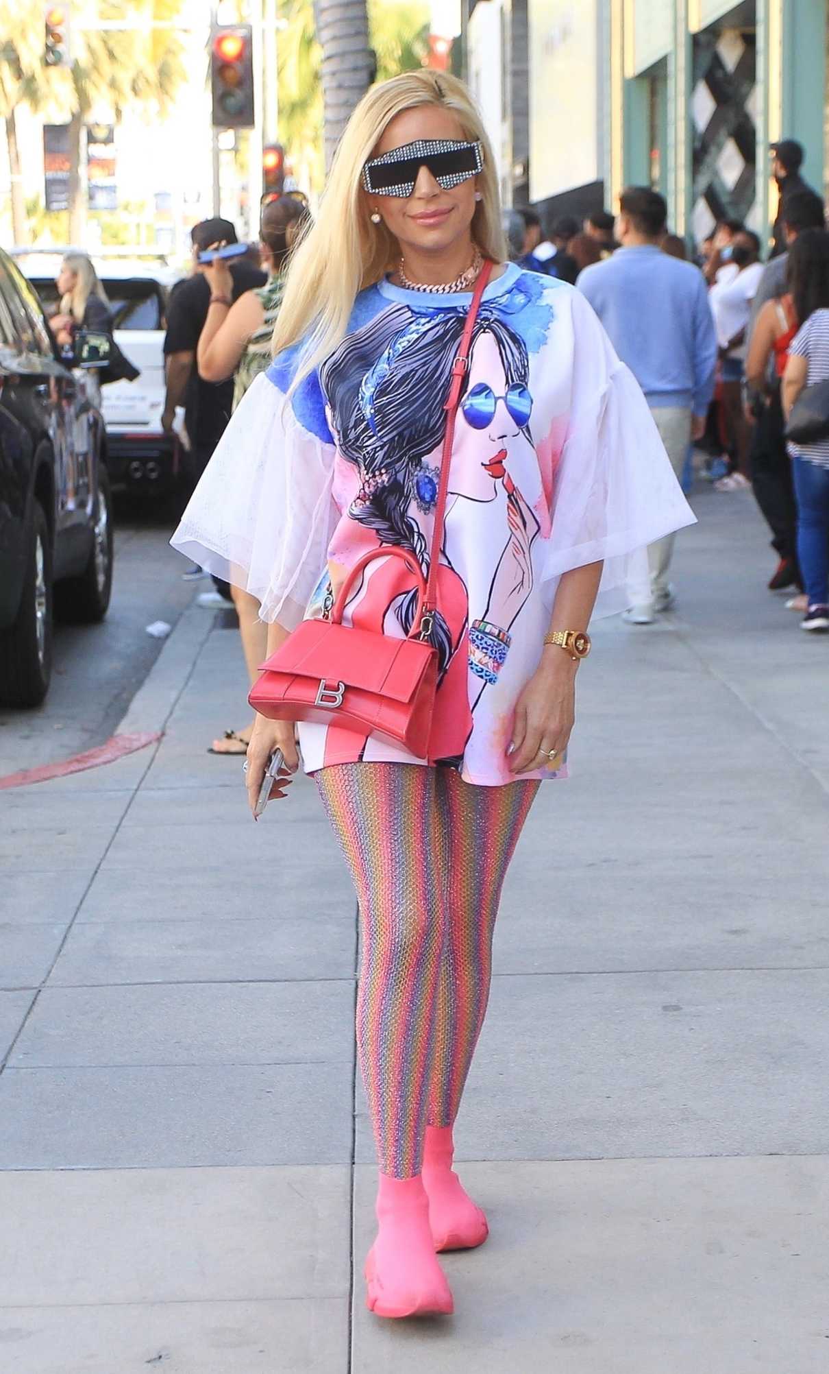 Marcela Iglesias in a White Tee