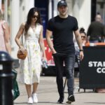 Michelle Keegan in a White Sneakers Was Seen Out with Mark Wright in Essex 05/27/2021