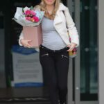 Rachel Riley in a Black Pants Leaves Dock 10 Studios at MediaCity in Salford 05/26/2021