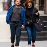 Rose Leslie in a Black Jacket Was Seen Out with Kit Harington in New York City 04/30/2021