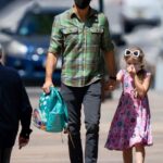 Ryan Reynolds in a Green Plaid Shirt Was Spotted Out with His Daughter in Tribeca, New York 05/12/2021