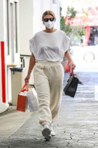 Sofia Richie in a White Blouse