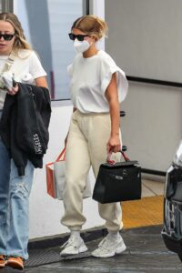 Sofia Richie in a White Blouse