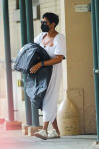 Tamron Hall in a White Dress