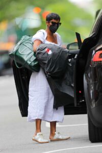 Tamron Hall in a White Dress