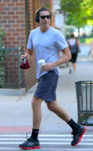 Vito Schnabel in a Blue Tee