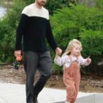 Aaron Paul Walks His Daughter in Los Feliz 06/07/2021