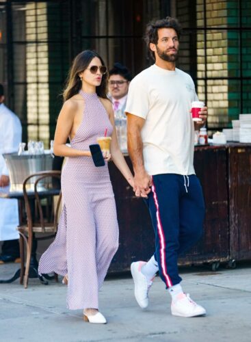 Eiza Gonzalez in a Purple Dress Was Seen Out with Paul Rabil in New ...