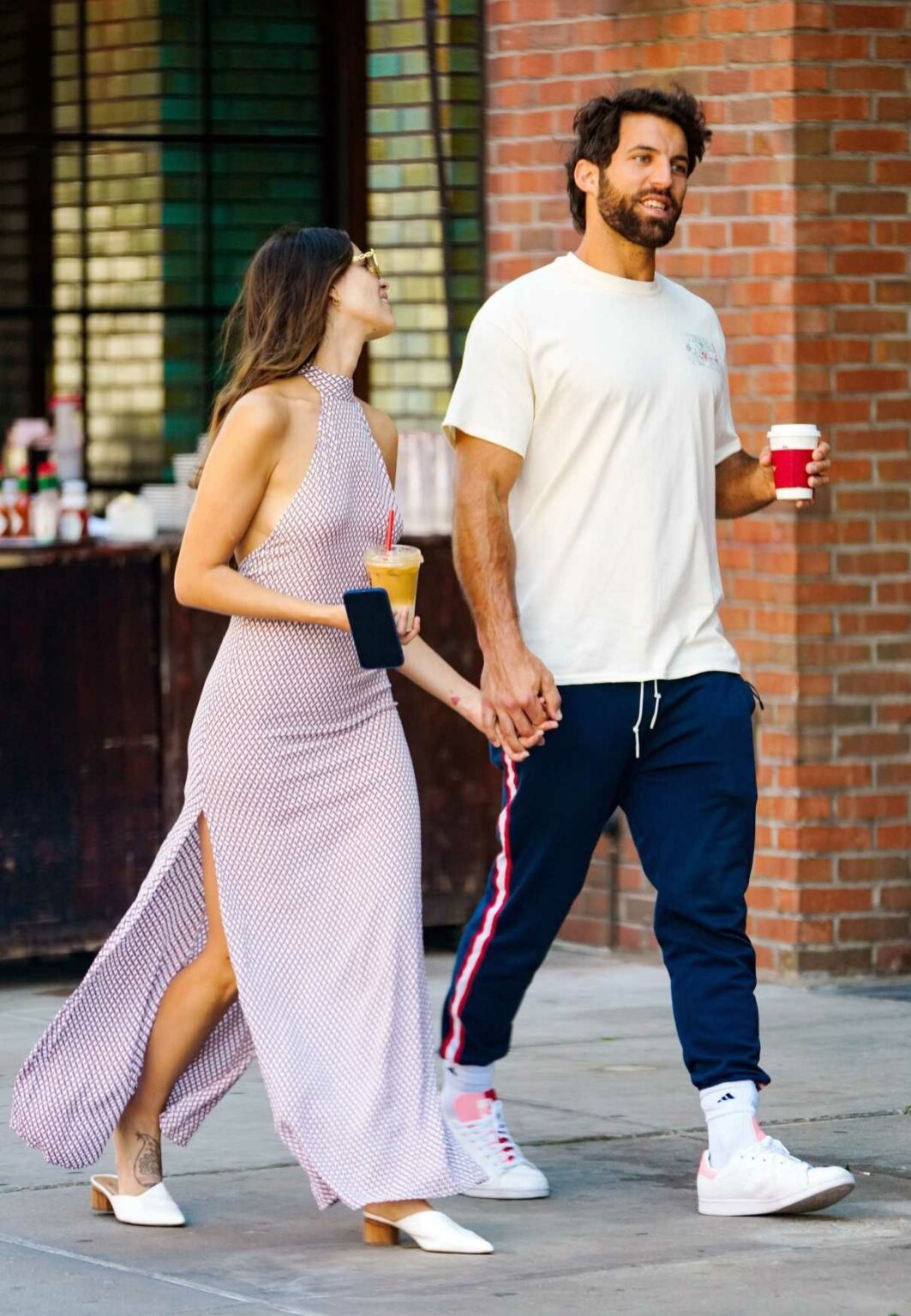 Eiza Gonzalez In A Purple Dress Was Seen Out With Paul Rabil In New 1938