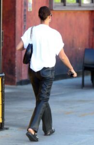 Irina Shayk in a White Tee