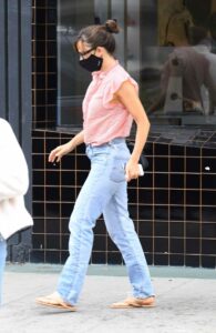 Jennifer Garner in a Red Blouse