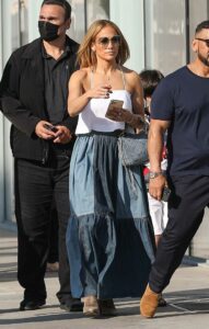 Jennifer Lopez in a White Top