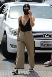 Kourtney Kardashian in a Black Top