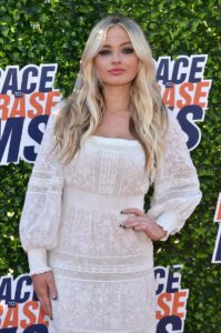 Natalie Alyn Lind in a White Dress