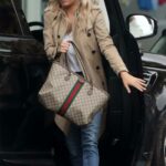 Sienna Miller in a Beige Trench Coat Was Seen Out in Notting Hill in London 06/25/2021