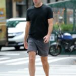Zachary Quinto in a Black Tee Was Seen Out in New York 06/22/2021