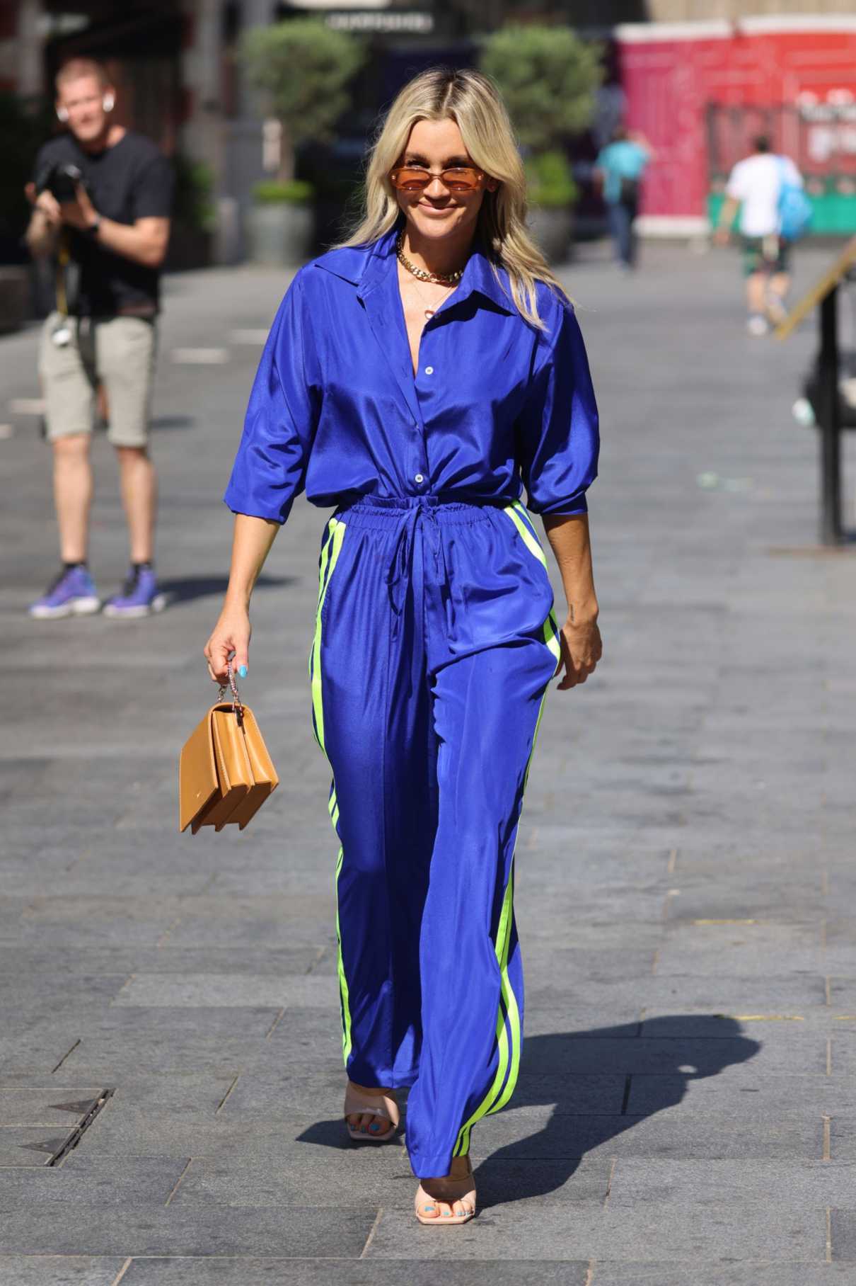 Ashley Roberts in a Blue Outfit