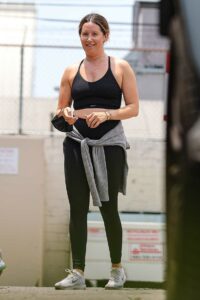 Ashley Tisdale in a Black Top