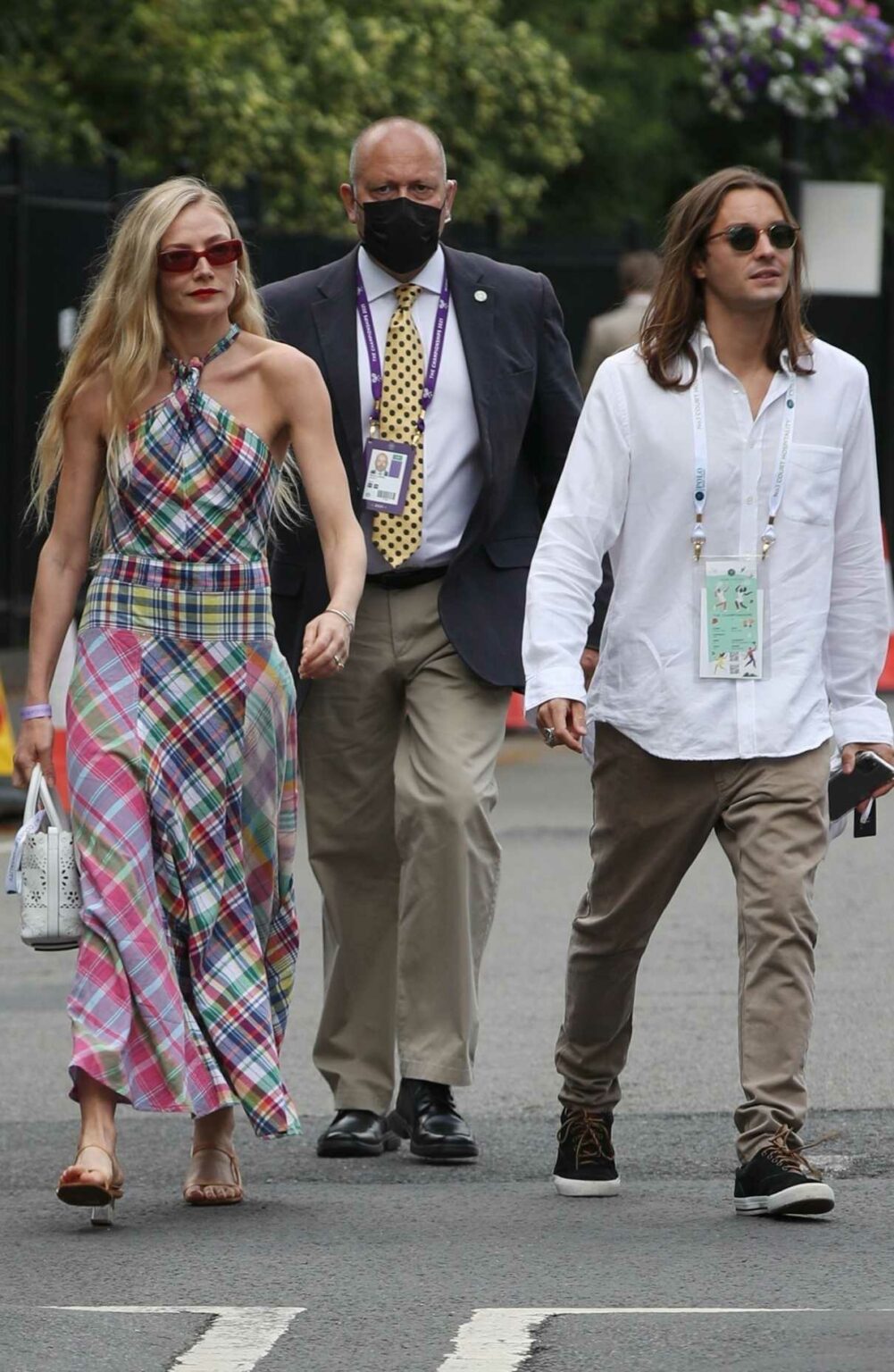 Clara Paget Arrives at the All England Lawn Tennis and Croquet Club in