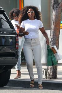 Kelly Rowland in a White Tee