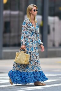 Nicky Hilton in a Floral Dress