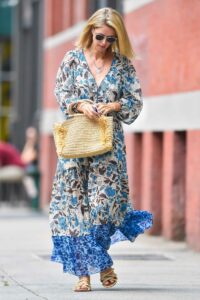 Nicky Hilton in a Floral Dress