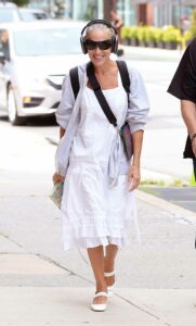 Sarah Jessica Parker in a White Dress