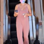 Teddi Mellencamp in a Pink Jumpsuit Was Seen Out in Encino 07/27/2021