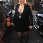 Anne-Marie in a Black Outfit Arrives at 2021 LGBT Awards in London 08/27/2021