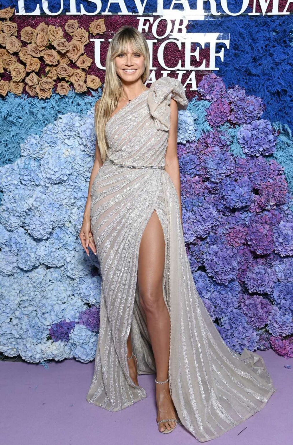 Heidi Klum Attends 2021 LuisaViaRoma for Unicef Event in Italy 07/31